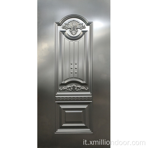 Piastra per porta esterna in metallo laminato